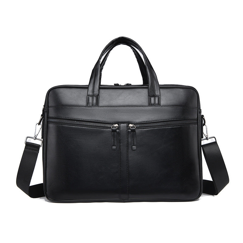Professional Leather Briefcase Bowlift