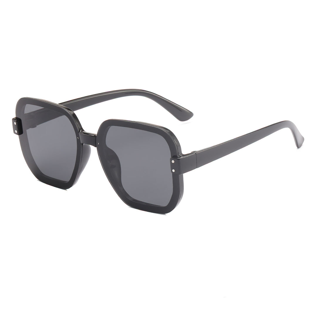 Ladies fashionable square sunglasses with gradient lenses Bowlift