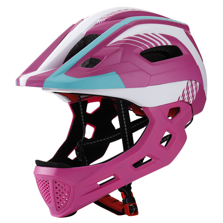 Full-Face Mountain Biking Helmet Bowlift