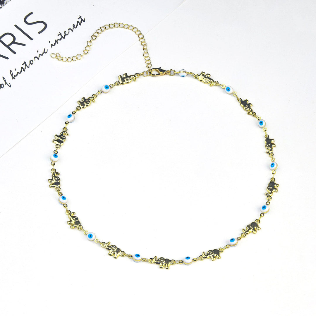 Colorful Elephant Charm Eyewear Chain Bowlift