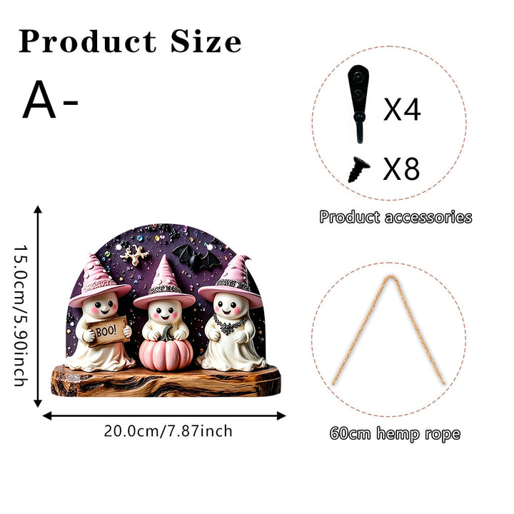 Halloween decorative figure with witch motifs Bowlift
