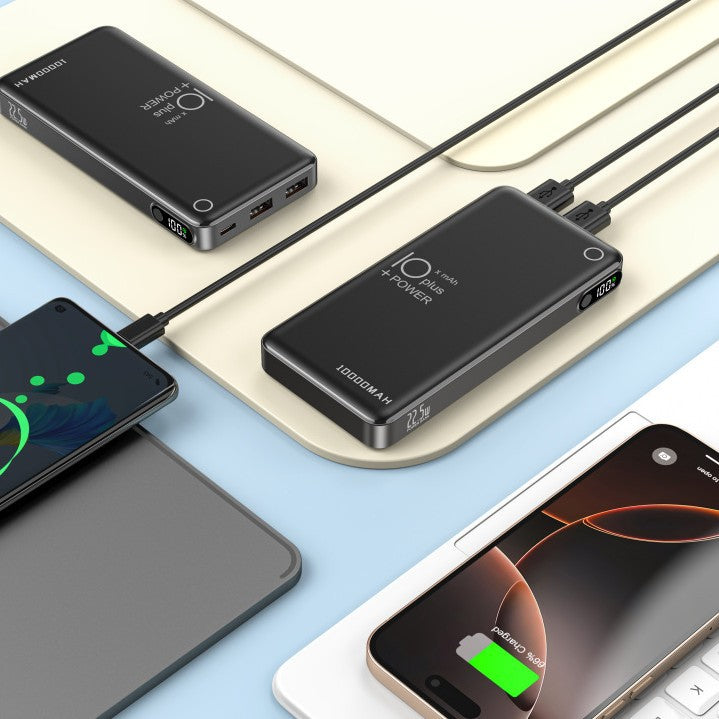 High-performance power bank with intelligent digital display Bowlift