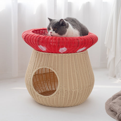 Cat bed with integrated sleeping area Bowlift