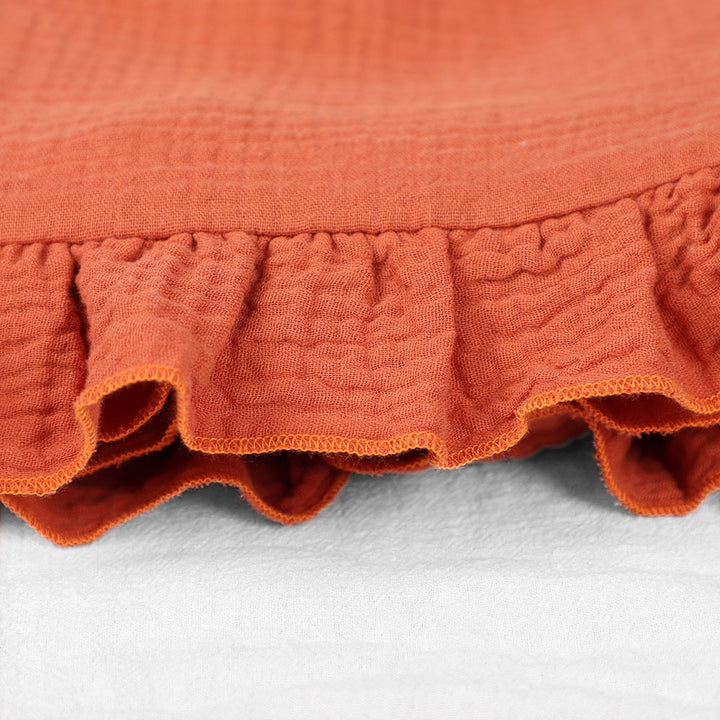Soft Muslin Blanket with Ruffled Edges Bowlift