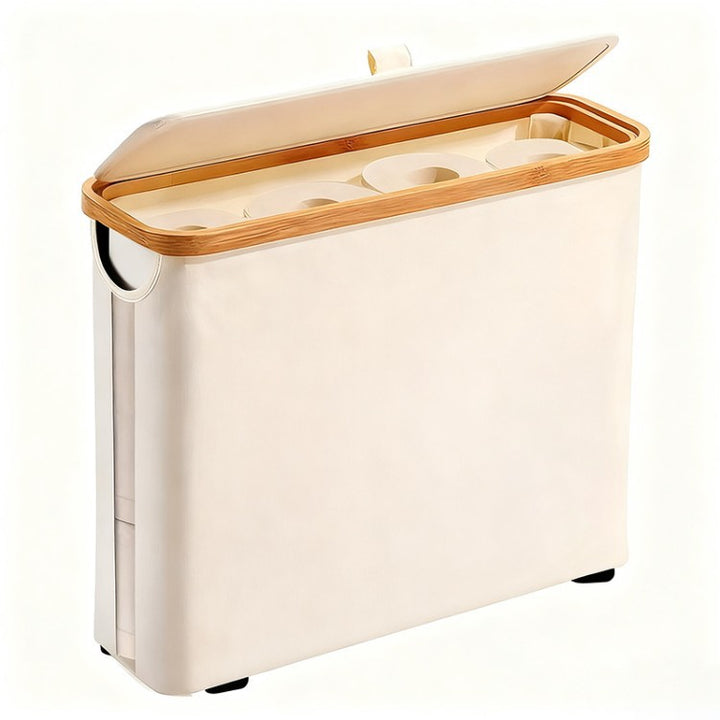 High-quality laundry basket with lid and handle Bowlift