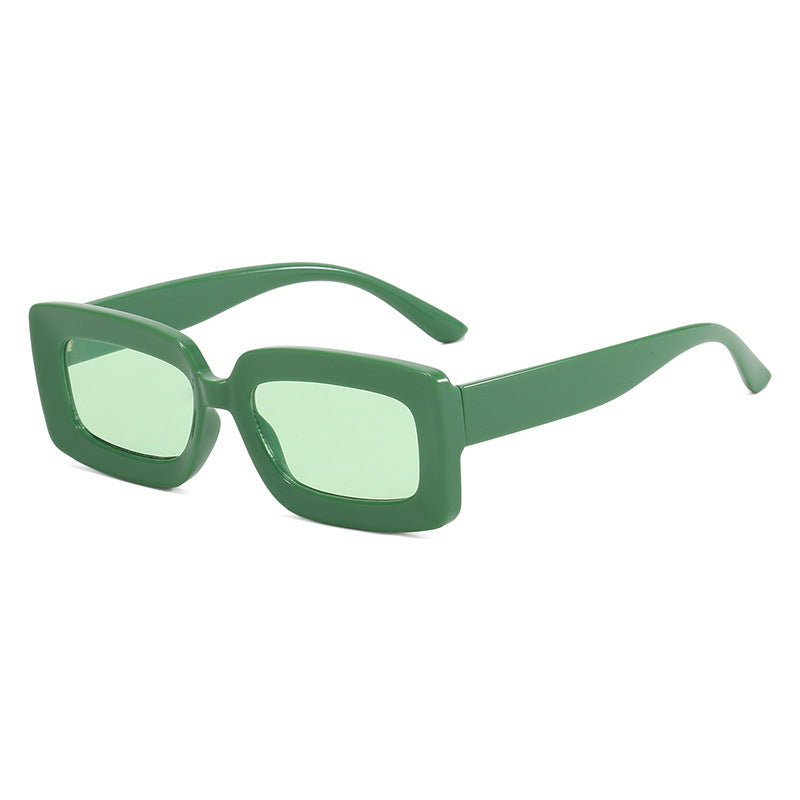 Ladies futuristic square sunglasses Bowlift
