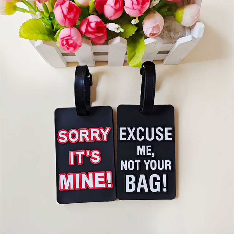 Unisex Fun Statement Luggage Tag Bowlift