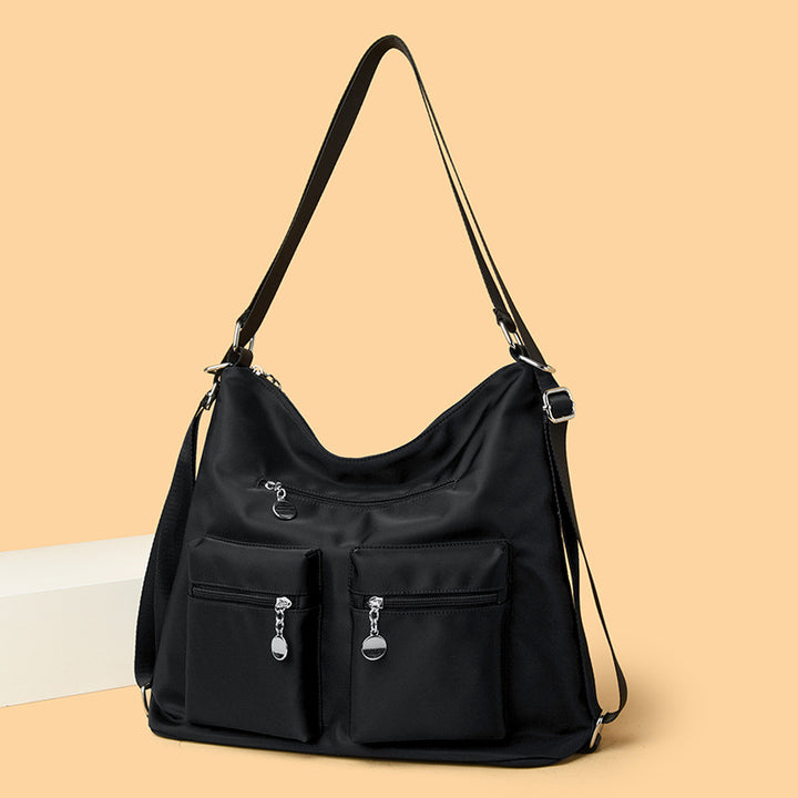 Spacious Multi-Pocket Shoulder Bag Bowlift