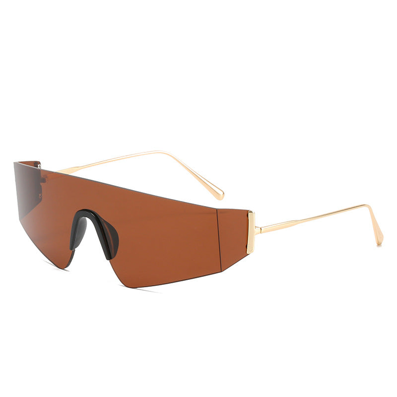 Ladies futuristic oversized sunglasses Bowlift