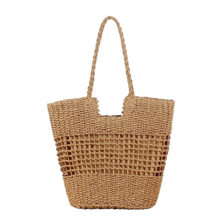 Basket tote bag with modern mesh design Bowlift