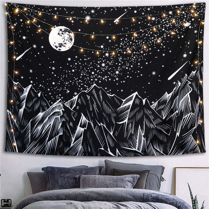 Celestial Mountains Wall Tapestry