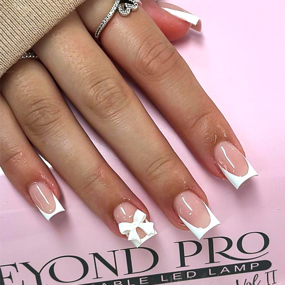 Elegant Press-On Nail Tips Set Bowlift