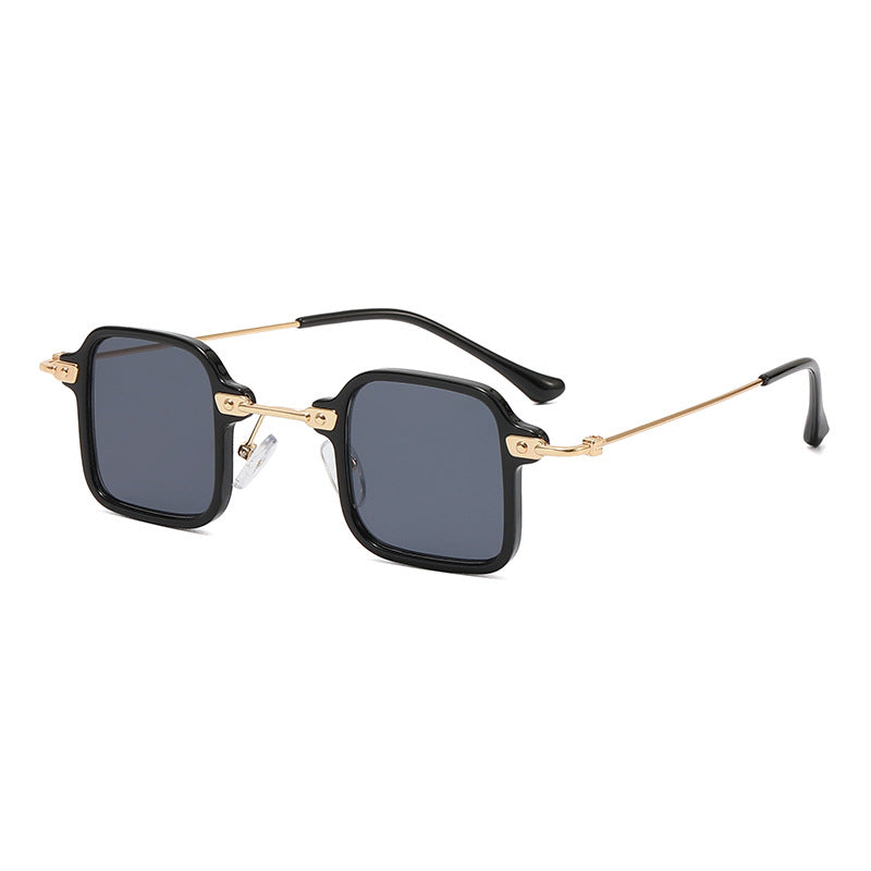 Ladies square fashion sunglasses with stylish metal frame Bowlift