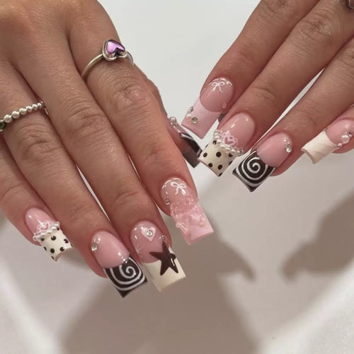 Artistic 3D Decorative Nail Extensions Bowlift