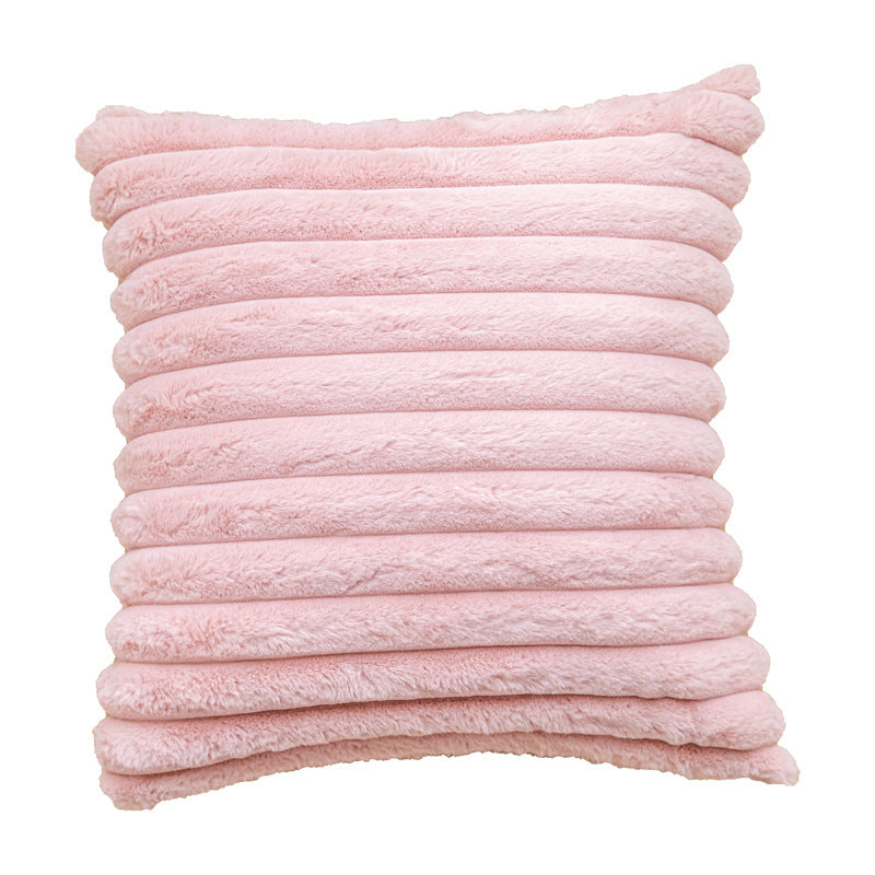Cozy Textured Plush Cushion