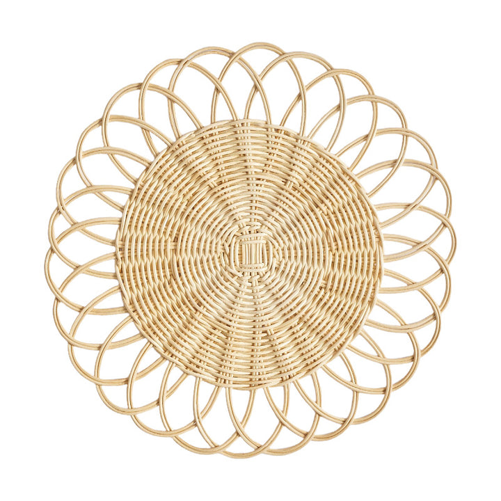 Decorative coaster made of woven rattan Bowlift