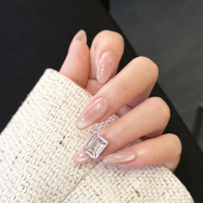 Ombre Press-On Nails with Glossy Finish Bowlift