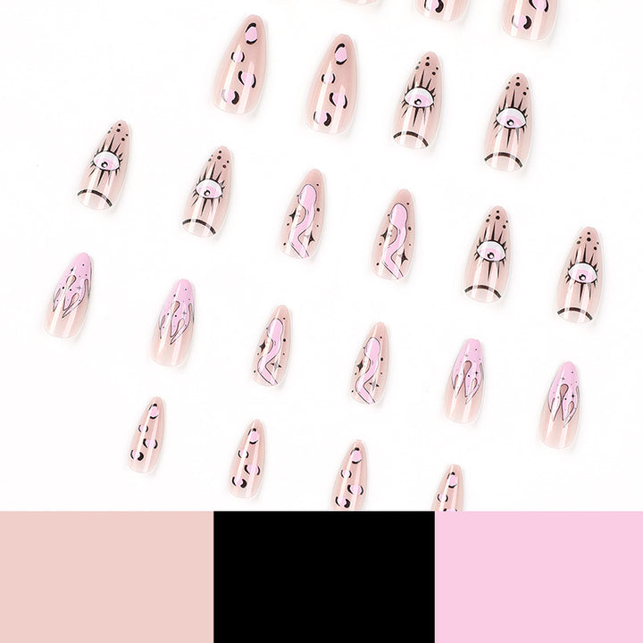 Artful Nail Extensions in Creative Design Bowlift