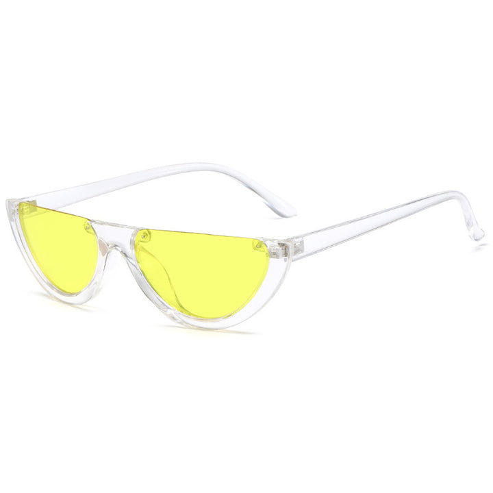 Women’s fashionable cat-eye sunglasses with transparent frame Bowlift