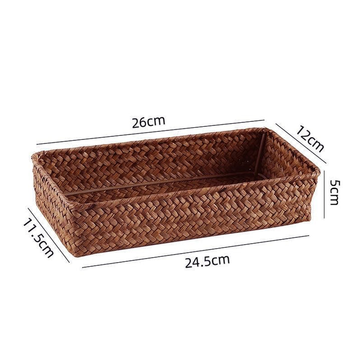 Natural Woven Storage Basket Bowlift