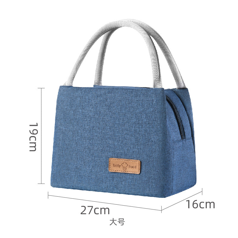 Insulated Lunch Tote with Side Pocket Bowlift