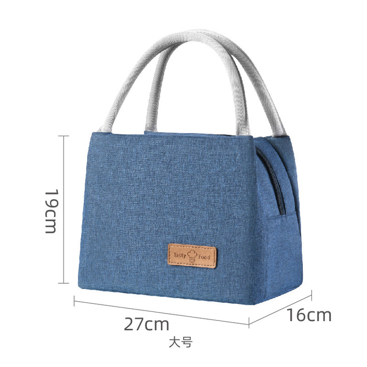 Insulated Lunch Tote with Side Pocket Bowlift