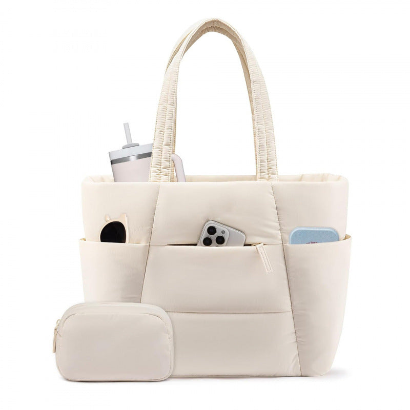 Stylish and Padded Tote Bag with Removable Interior Pocket Bowlift