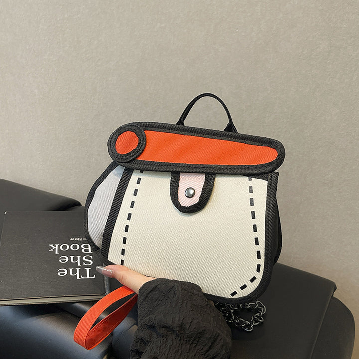 Trendy Cartoon-Style Mini Backpack Bowlift