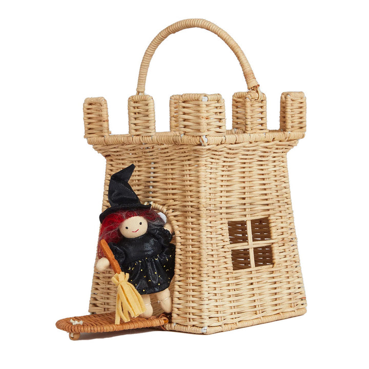 Playful basket in castle design Bowlift