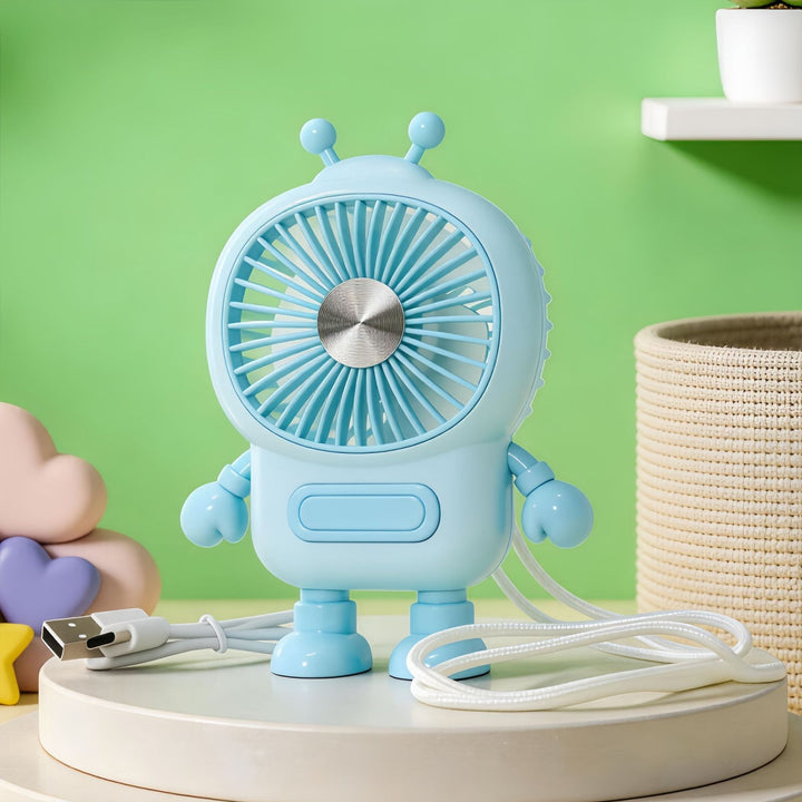 Ladies cute table fan with USB connection Bowlift
