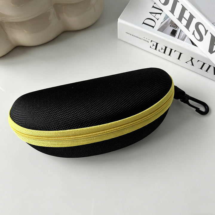 Protective Semi-Rigid Zippered Sunglasses Case with Carabiner Bowlift