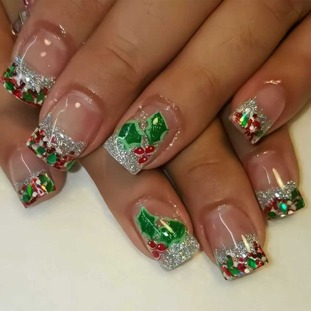 Holiday-Themed Nail Art Extensions Bowlift