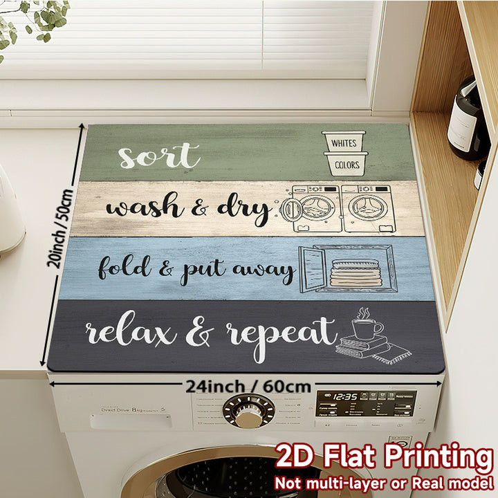Decorative Laundry Basket Mat