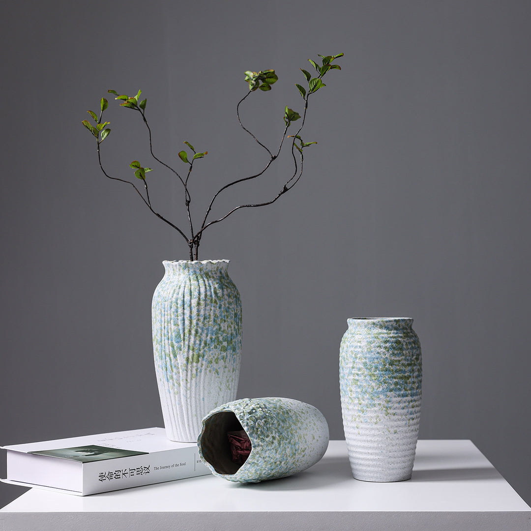 Artistic Glazed Ceramic Vase