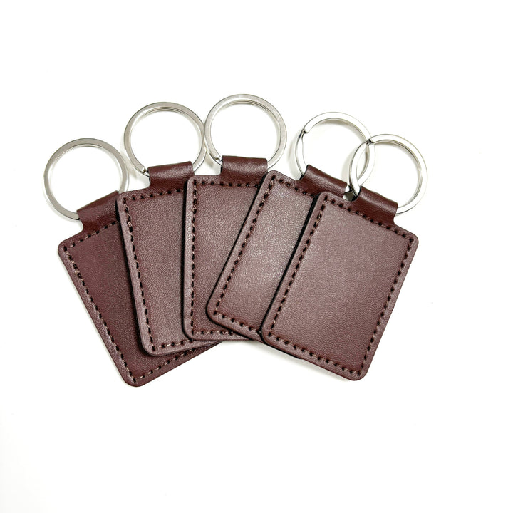 Unisex keychain made of high-quality synthetic leather with custom label Bowlift
