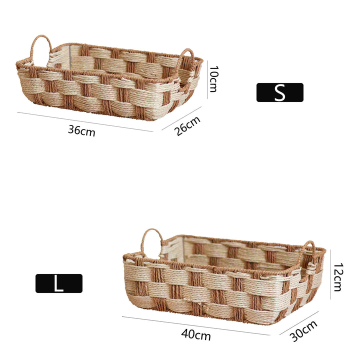 Storage basket made of woven material Bowlift