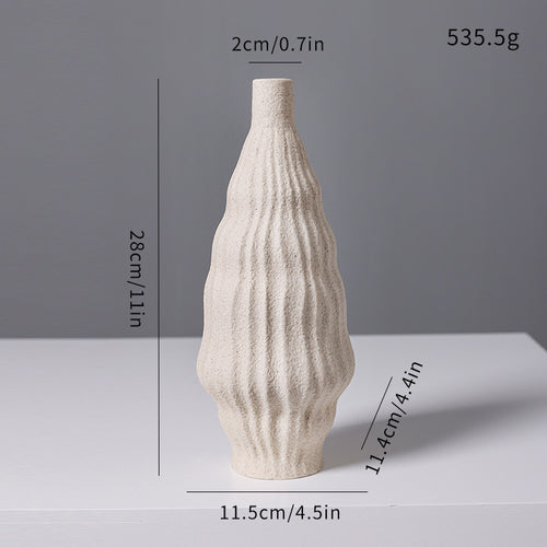 Textured Ceramic Decorative Vase