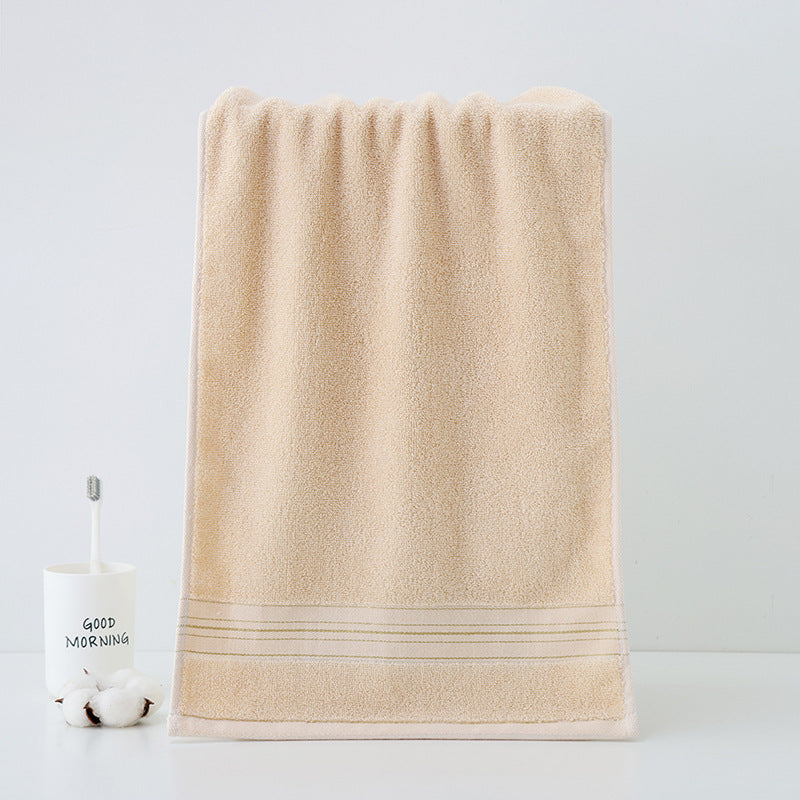 High-Quality Terry Bath Towel With Elegant Stripe Border Bowlift