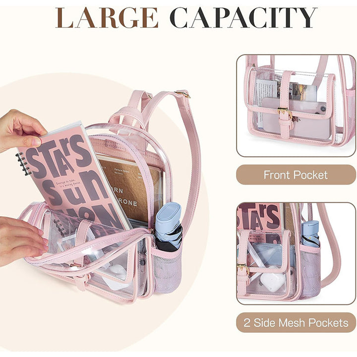 Transparent Mini Backpack Bowlift