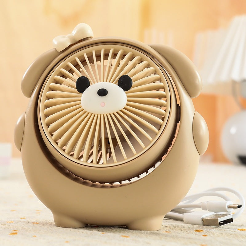 Ladies Portable Mini Cat Fan Bowlift
