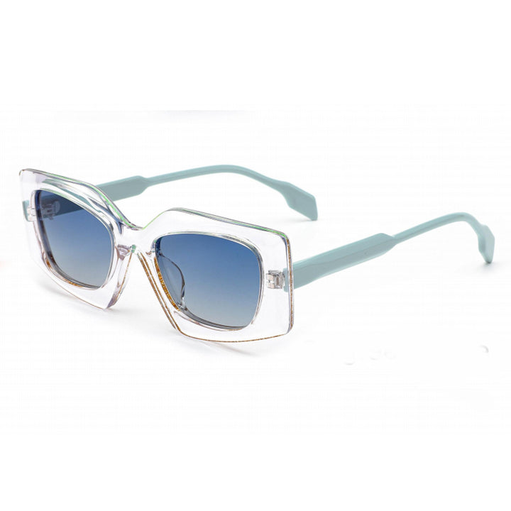 Women’s fashionable sunglasses in innovative, multifaceted design Bowlift