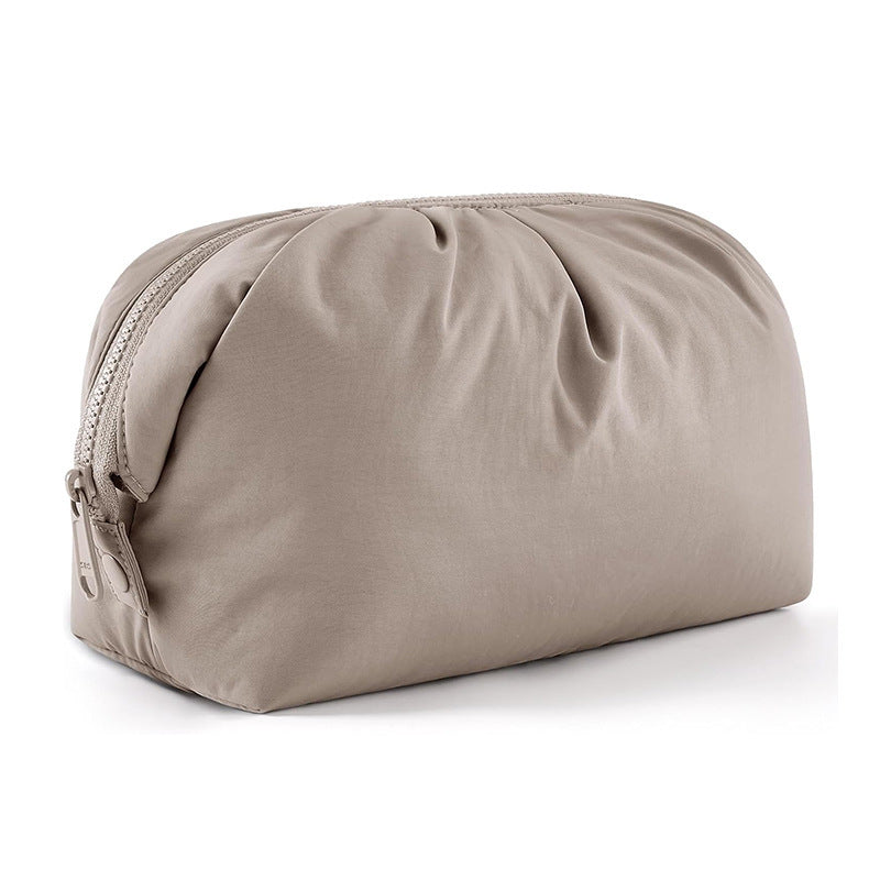 Cosmetic organizer bag with elegant design and multiple compartments Bowlift