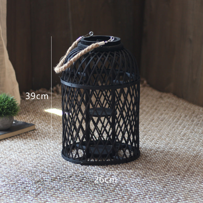 Handcrafted Rattan Lamp Bowlift