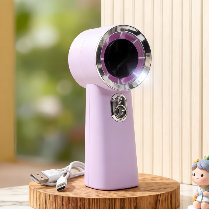 Women's Portable Handheld Fan with Spray Function Bowlift 1781628652