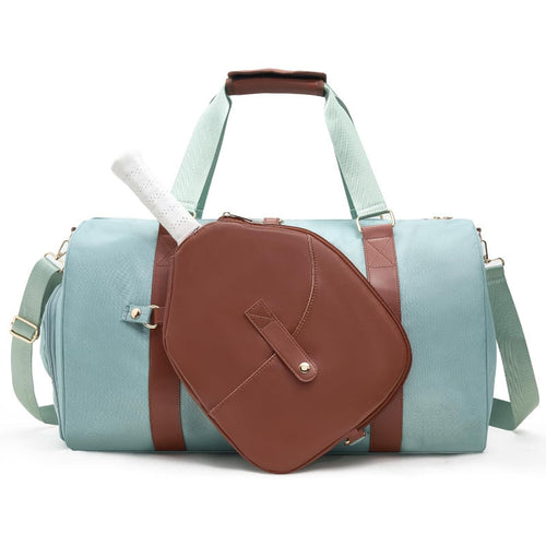 Sporty travel bag with integrated racket cover Bowlift