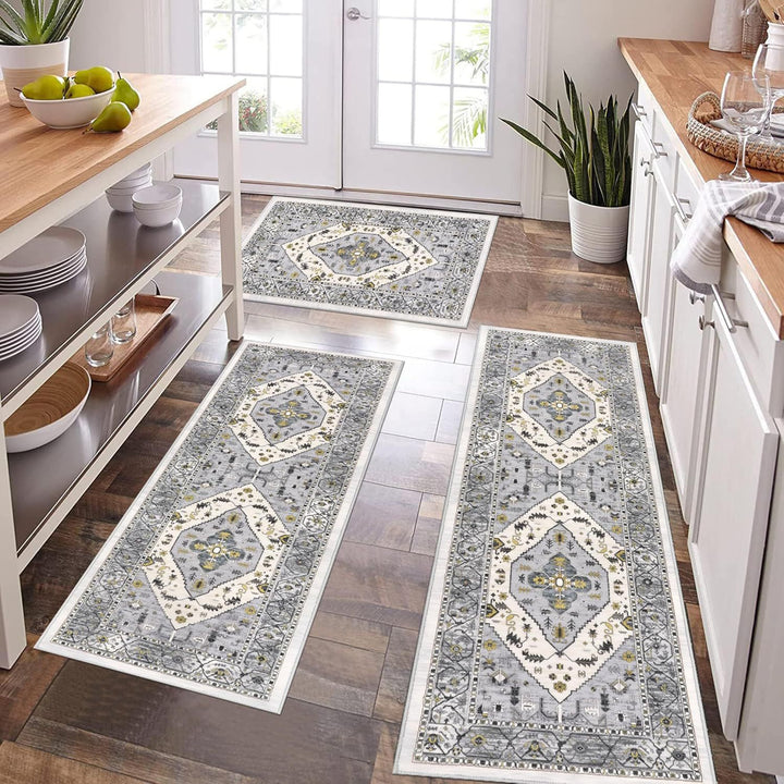 Vintage-Inspired Kitchen Runner Mat