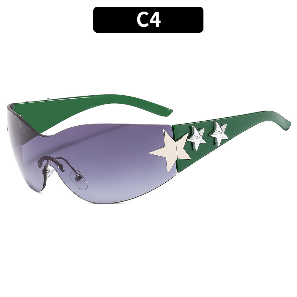 Statement Star-Detail Sunglasses