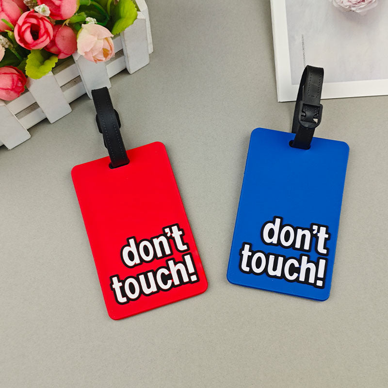 Unisex Luggage Tag with Eye-Catching Warning Message Bowlift