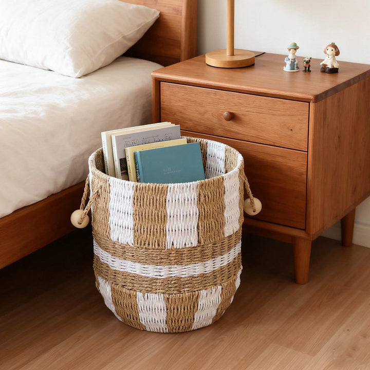 Handcrafted storage bucket made of pocket fabric Bowlift