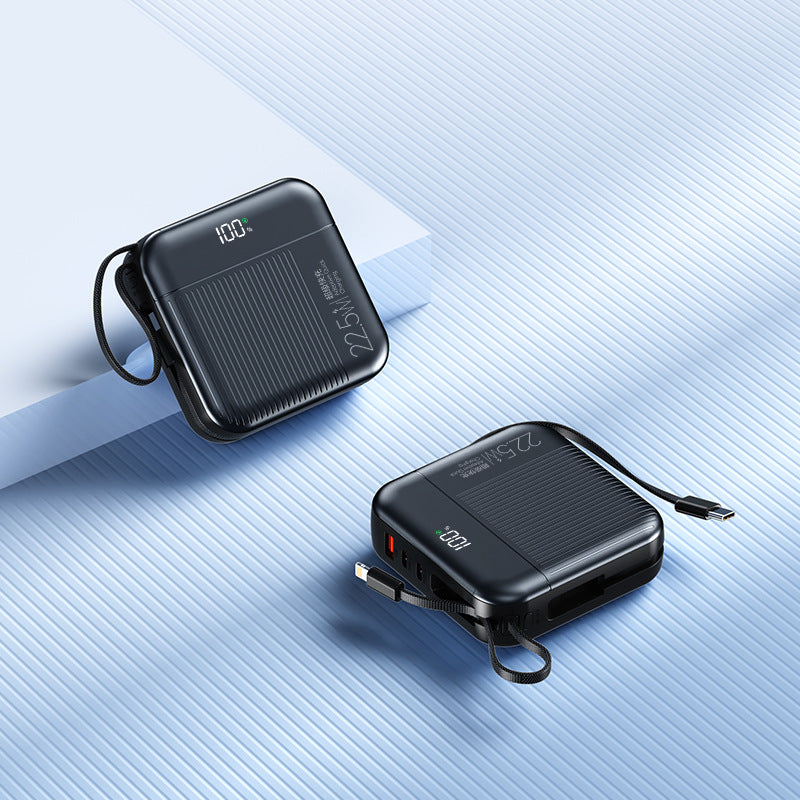 Portable power bank with high fast charging performance and digital display Bowlift